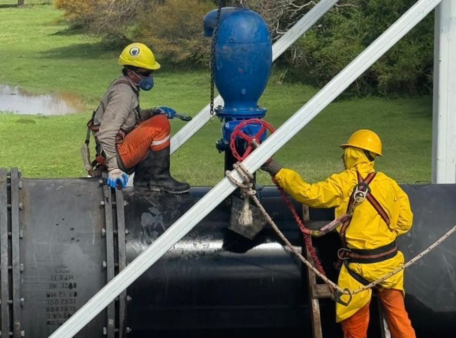 SAMEEP completa las últimas etapas para recuperar el suministro de agua en Sáenz Peña