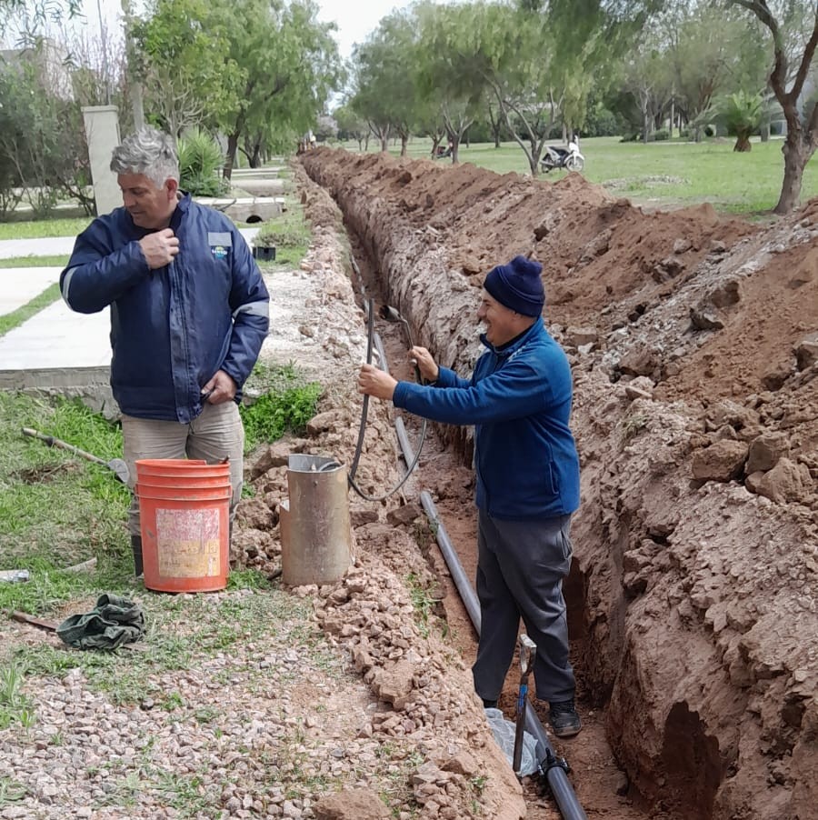 Finalizamos la ampliación de la red de agua potable en el Barrio Los Girasoles de Charata