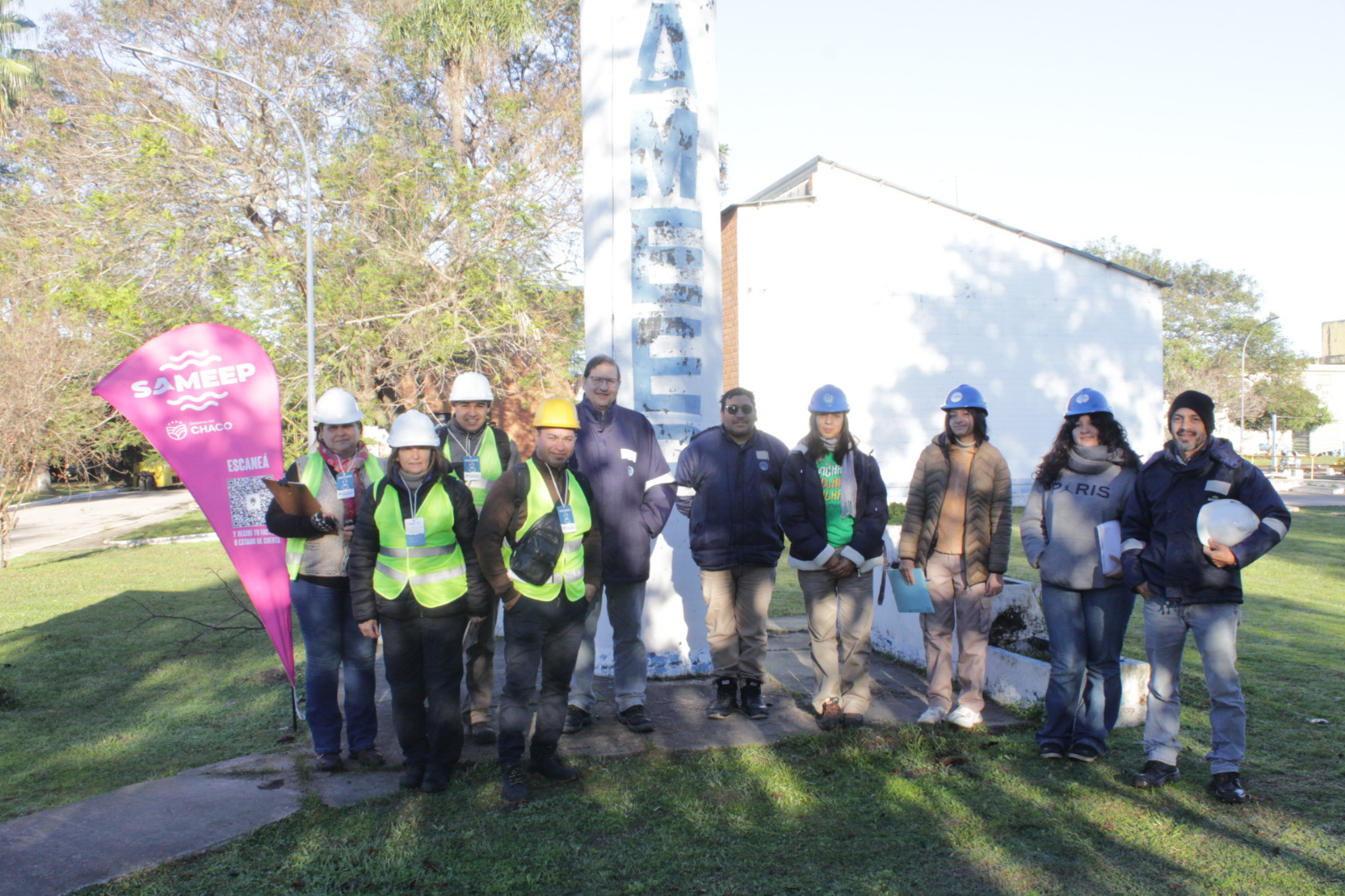Visita a Las Plantas Potabilizadoras de alumnos de la carrera Técnico Superior en Bromatología - UEGP Nº 218 Sarmiento