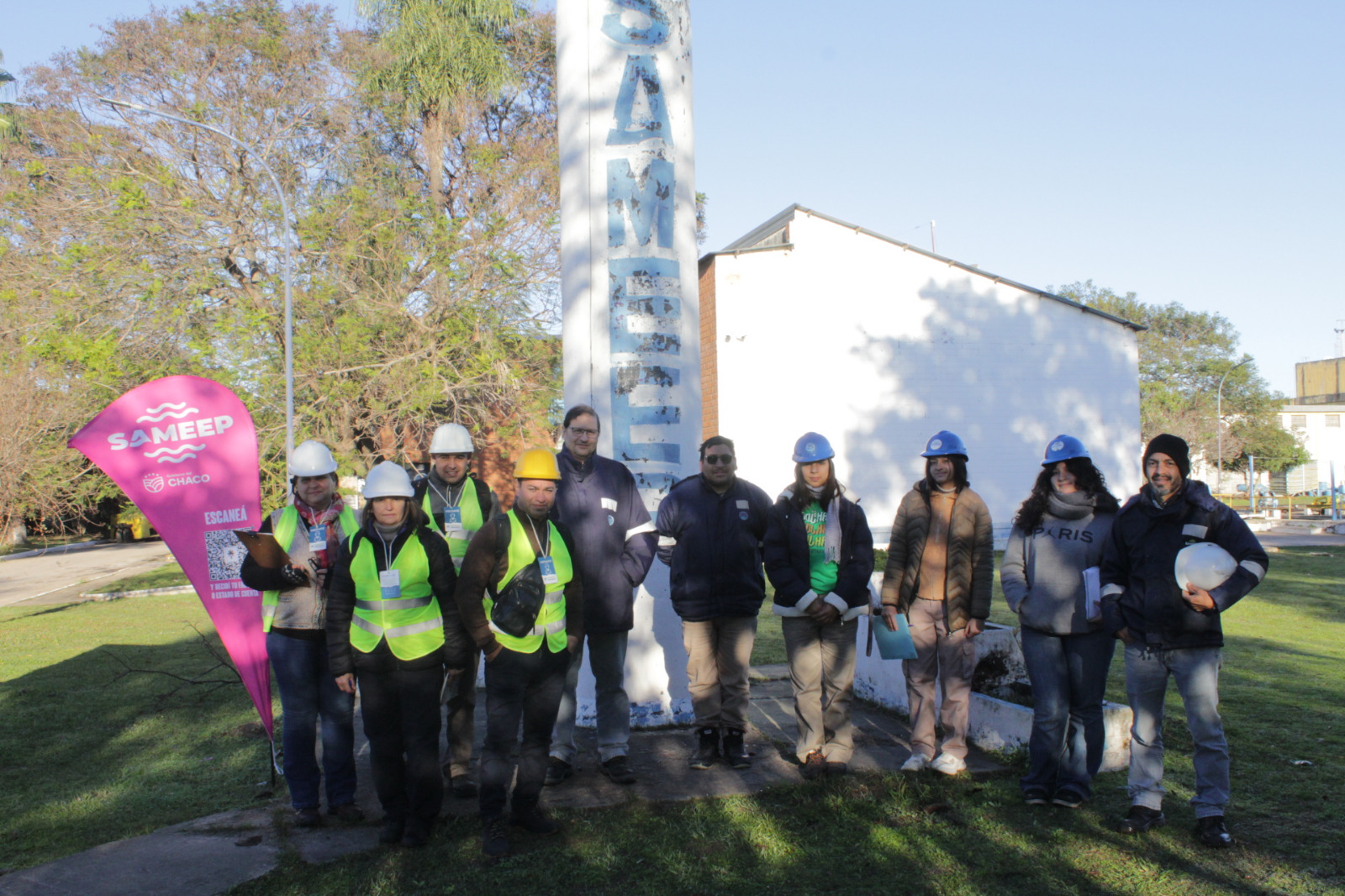 Visita a Las Plantas Potabilizadoras de estudiantes de Tecnicatura Superior en Seguridad, Higiene y Medio Ambiente Laboral.