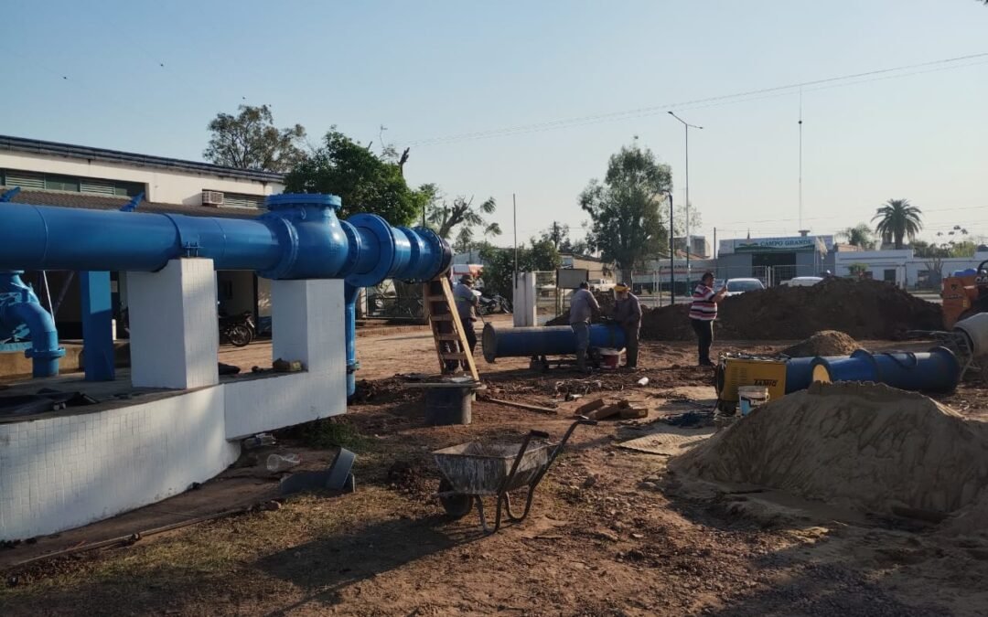 Sameep pone en funcionamiento nueva impulsión del servicio de agua potable en Villa Angela