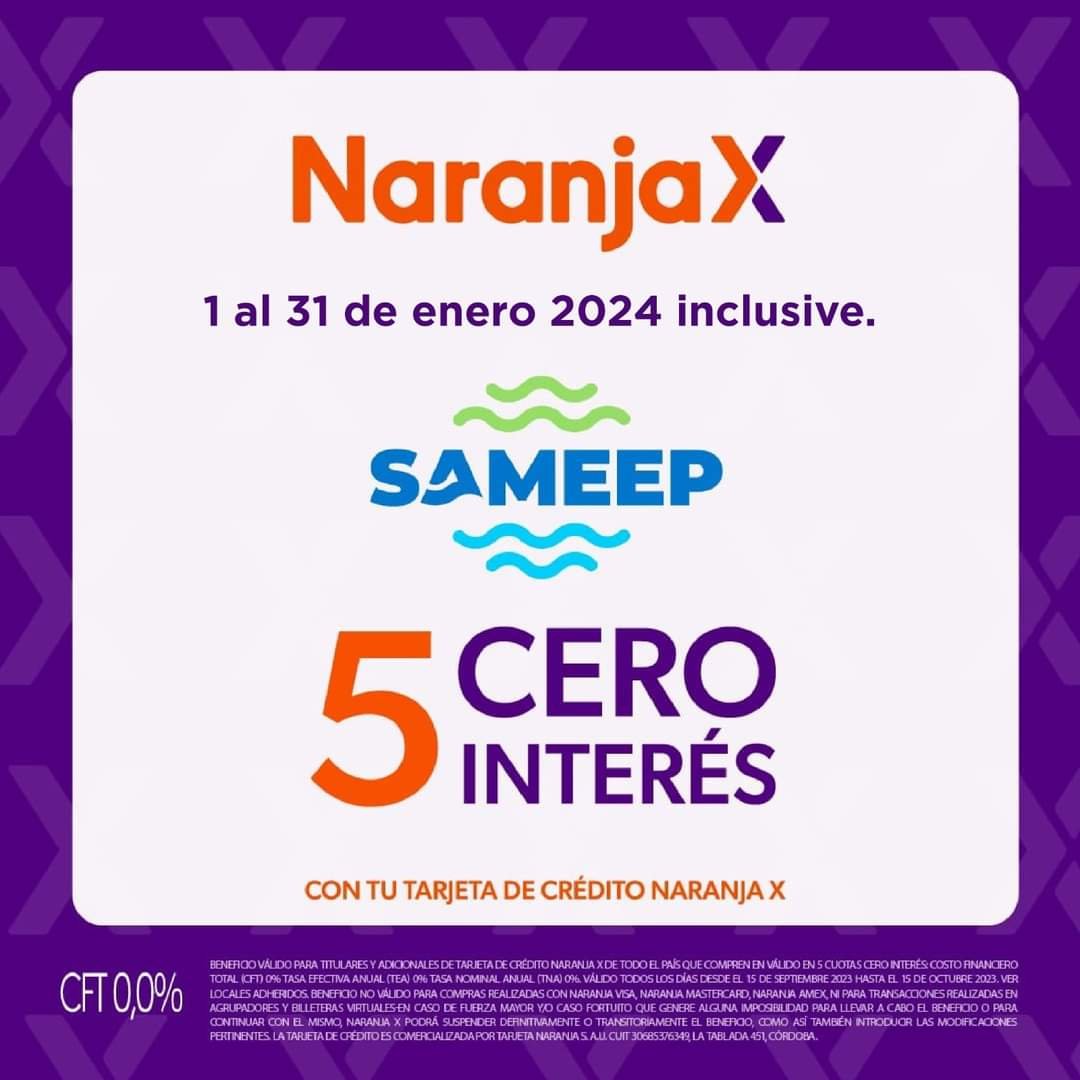 Sameep extiende el pago en cuotas sin inter s con tarjetas de